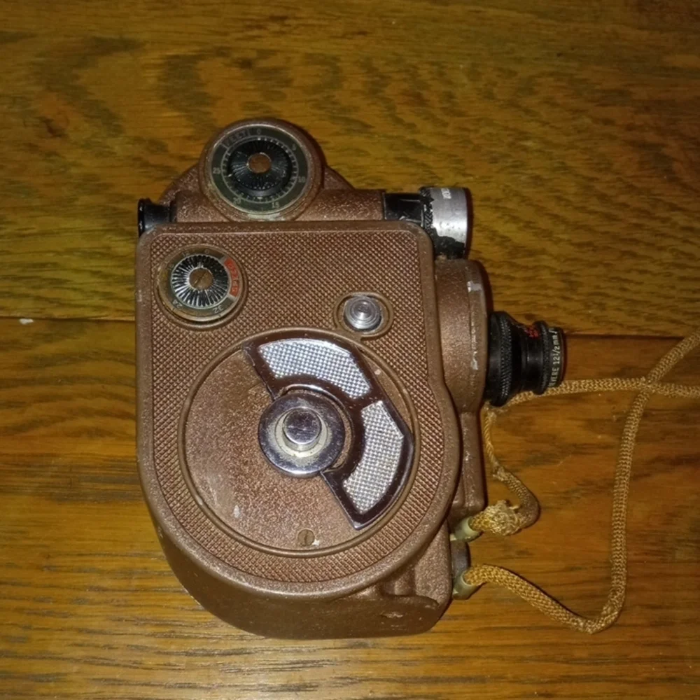 Reverse Classic Brown Simulated Camera